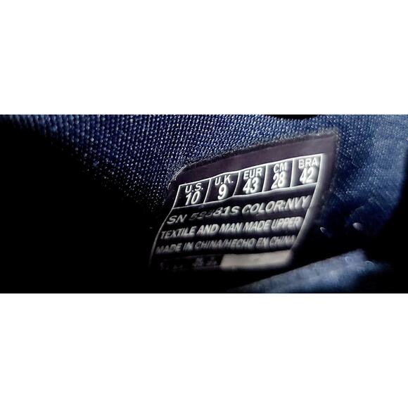 Skechers New Navy Blue SlipIn Sneaker Mens Size 10 Dadcore Cabincore - Picture 10 of 10